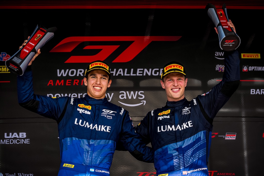 Frederik Schandorff vandt GT World Challenge-opgør i Alabama.
(Foto: AF Corse)